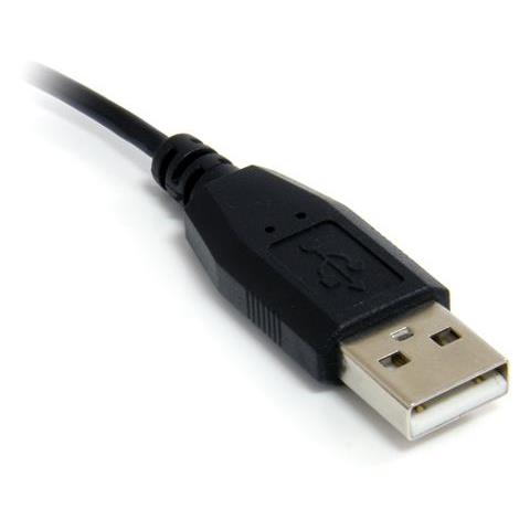 UUSBHAUB3RA, USB A, Micro-USB B, Maschio / maschio, Dritto, Ad angolo, Nero - Foto 1